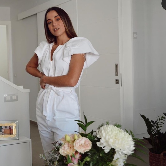 Last🔥Zara rustic jumpsuit, bloggers favorite - Picture 4 of 8